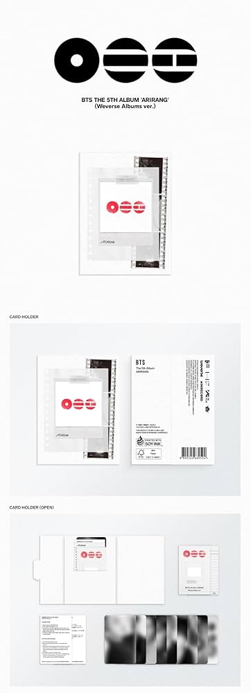 BTS – The 5th Album ‘ARIRANG’ (Weverse Albums Ver.) [Platform Album]