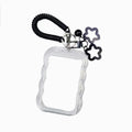 Black K-POP Photocard Holder Keychain