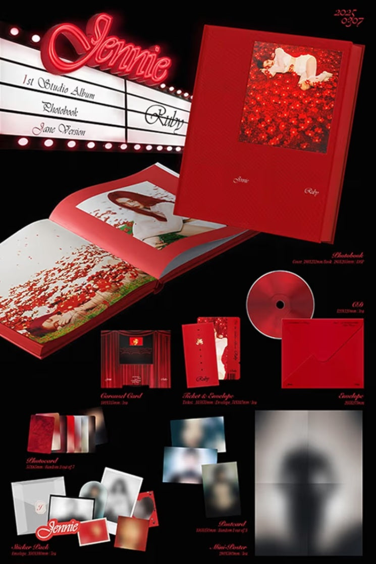 Jennie Ruby album, Jennie photobook album, BLACKPINK Jennie album, Kpop album South Africa, Jennie photocards, Kpop collectors album