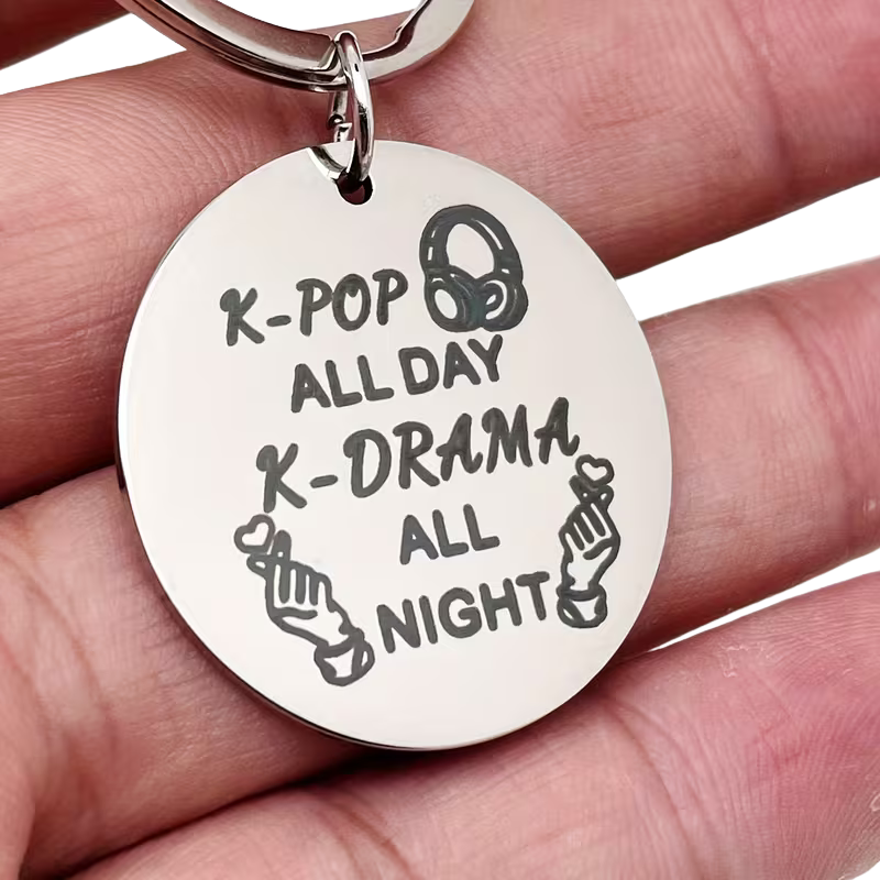 K-POP Quote Keychain