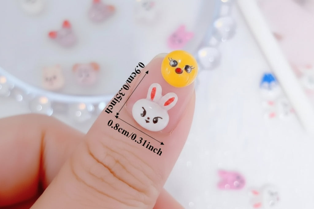 K-Pop Nail Art Charms – 10 Piece Set