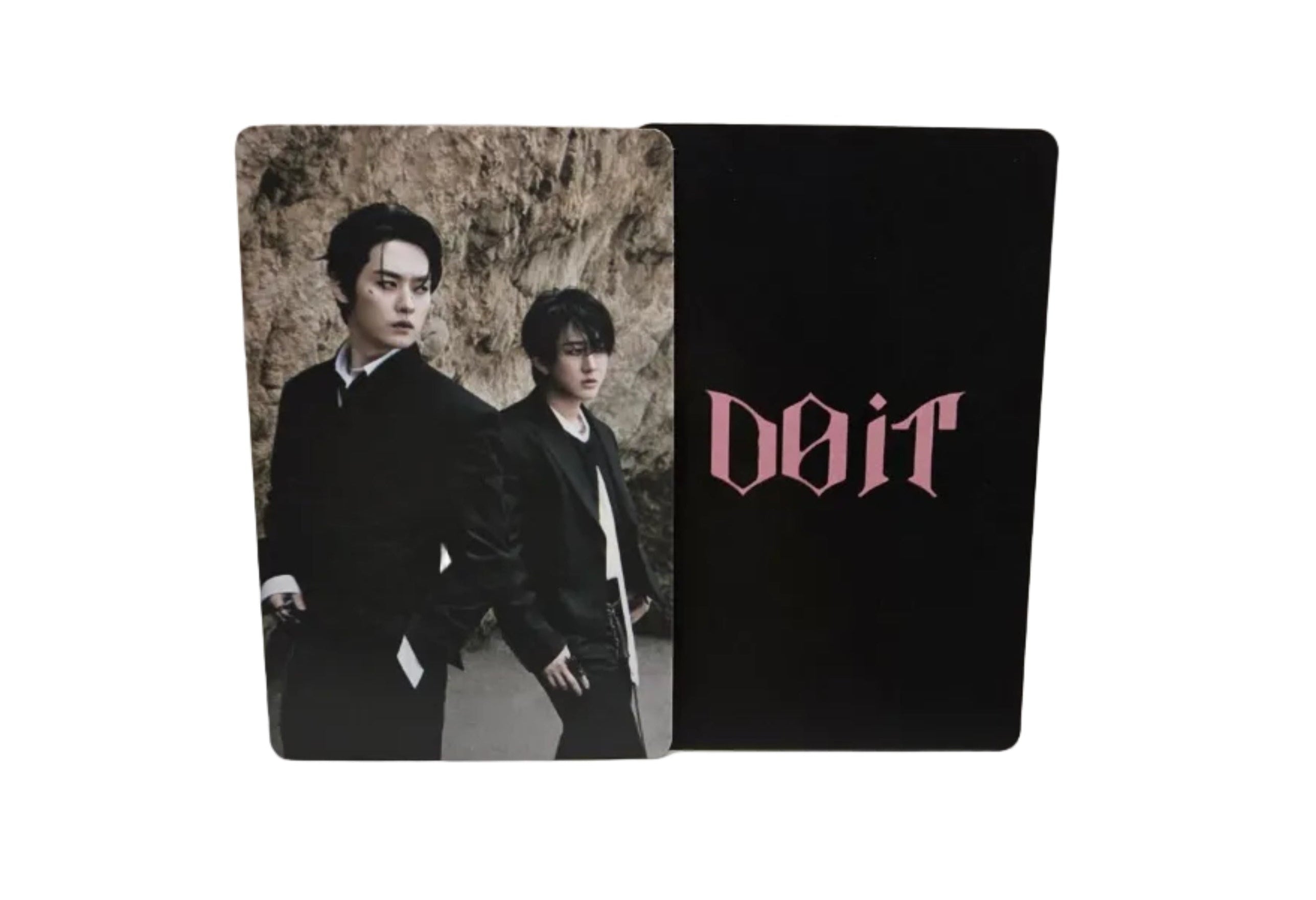 Product packaging with a black and white photo of two people and 'Bair' branding on a light gray background.